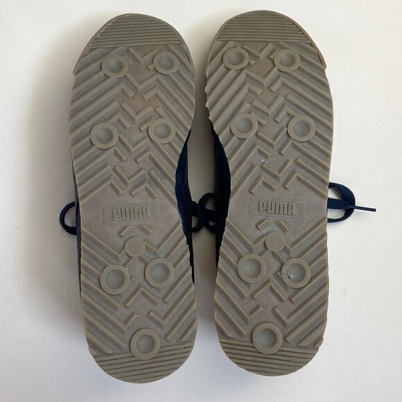 Puma Roma Sneakers - Black Canvas - Size 8.5 Mens/10 Womens - Picture 9 of 10